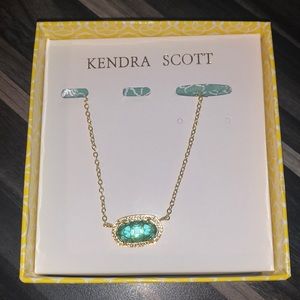 Kendra Scott Elisa Pendant Necklace In London Blue